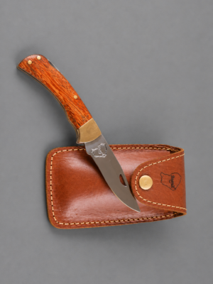 Petit canif manche bois saint martin jaune