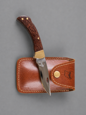 Petit canif manche bois saint martin rouge